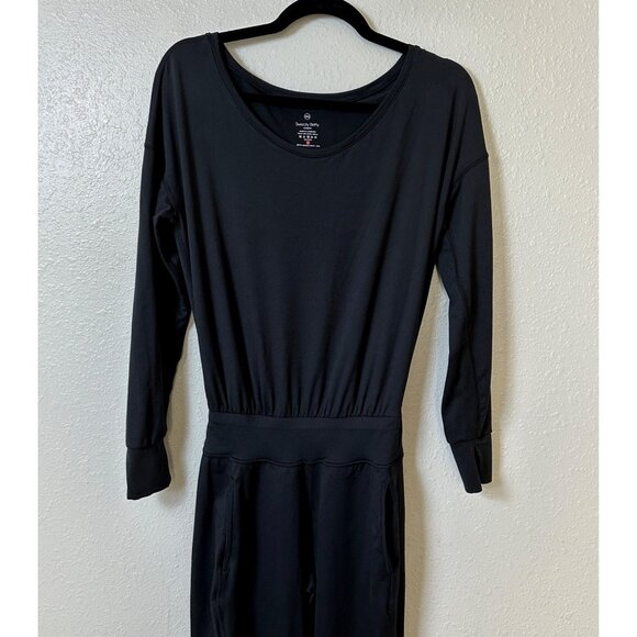Sweaty Betty Gary Jumpsuit Black Sz XXS One-piece Lounge Athleisure Studio Yoga - Picture 3 of 12